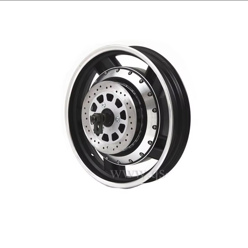 Qs273 Hub Motor 8000W 72V - 電動モペット用ホイール内ハブモーター,タイプv3,qs273,17インチ,17x3.5, 8000w,ドロップアウト幅200mm,50時間